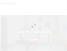 Tablet Screenshot of mysalonsuiteaustin.com